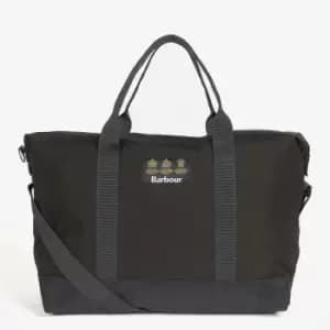 Barbour Mens Highfield Canvas Holdall Bag - Navy/Olive