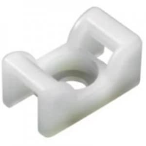 Cable mount Screw fixing Transparent HellermannTyton 151 24819 KR8G5 N66 NA C1