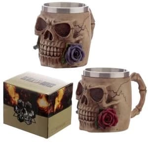 Skulls and Roses Tankard - Decorative Only