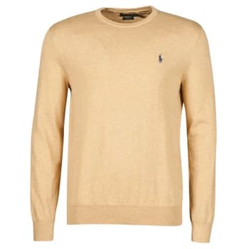 Polo Ralph Lauren PULL COL ROND AJUSTE EN COTON PIMA LOGO PONY PLAYER mens Sweater in Brown - Sizes EU XXL,EU S,EU M,EU L,EU XL
