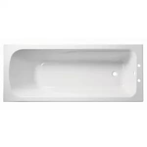 Wickes Avaris Enamel Coated Steel Bath - 1700 x 700mm