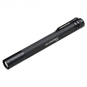 LED Lenser P4BM Pocket Clip LED Pen Torch Black