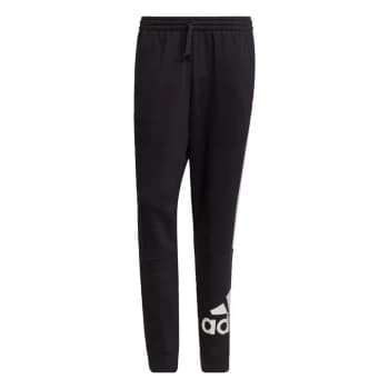 adidas Essentials Colorblock Fleece Joggers Mens - Black / White