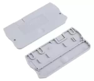 Phoenix Contact D-St 2,5-Twin End Cover, Clamp Din Rail Terminal Block