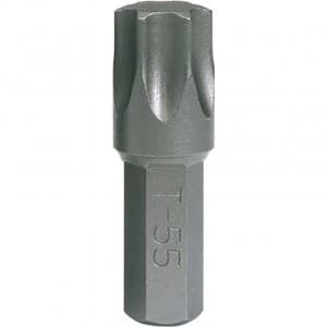 Draper 8mm Hex Shank Impact Torx Screwdriver Bit T55 25mm Pack of 1