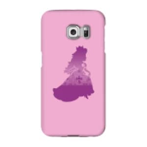 Nintendo Super Mario Peach Silhouette Phone Case - Samsung S6 Edge - Snap Case - Gloss