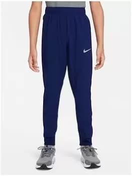 Nike Older Boys Dri-FIT Woven Pant - Blue Size L=12-13 Years