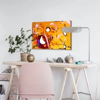 4570ABSC - 020 Multicolor Decorative Canvas Painting