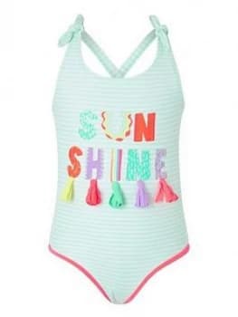 Accessorize Girls Sunshine Swimsuit - Multi
