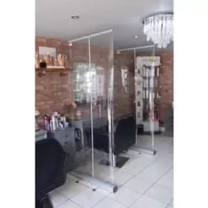 Slingsby Clear Pull-Up PVC Banner Ideal for Protective Use - 800MMX2000MM