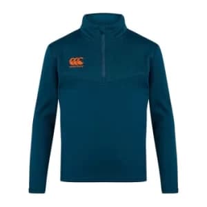 Canterbury 1/4 Zip Poly Fleece Majolica Blue XSmall