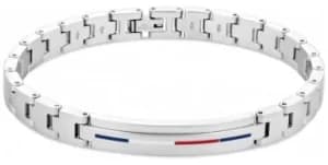 Tommy Hilfiger Mens Iconic ID Stainless Steel Bracelet Jewellery
