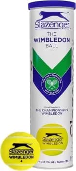 Slazenger Wimbledon Tennis Balls Tube of 4