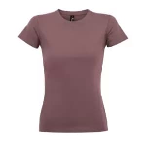 SOLS Womens/Ladies Imperial Heavy Short Sleeve T-Shirt (M) (Ancient Pink)