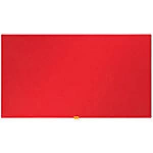 Nobo Notice Board Felt Red 50 x 89 cm