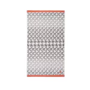 Ted Baker Houndstooth Geo Bath Towel, Charcoal