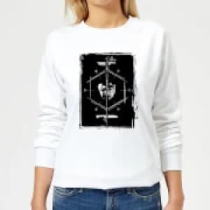 Harry Potter Harry Voldemort Wand Womens Sweatshirt - White - 3XL