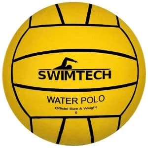 SwimTech Water Polo Yellow Ball 5