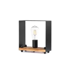 Susan Table Lamp, Black, Wood