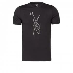 Reebok MYT Graphic T Shirt Mens - Black