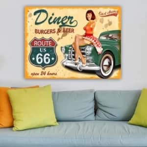 321067550_70100 Multicolor Decorative Canvas Painting