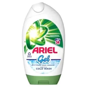 Ariel Original Washing Liquid Laundry Detergent Gel 24 Washes 840ml
