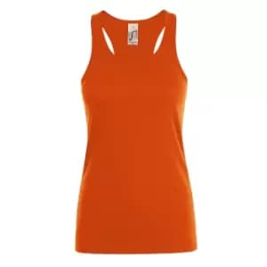 SOLS Womens/Ladies Justin Sleeveless Vest (L) (Orange)