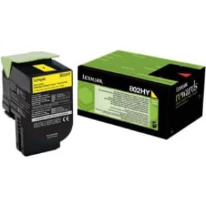 Cartridge People Lexmark 802HY Yellow Laser Toner Ink Cartridge