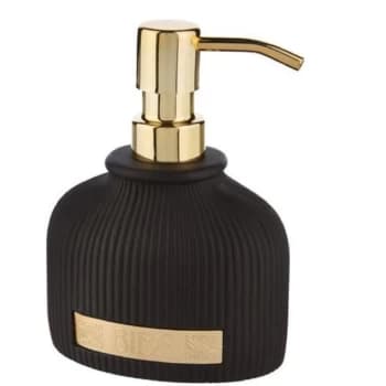 Biba Gold Soap Dispenser - Black