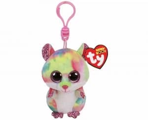 ty Rodney Hamster Beanie Boo Clip Keyring