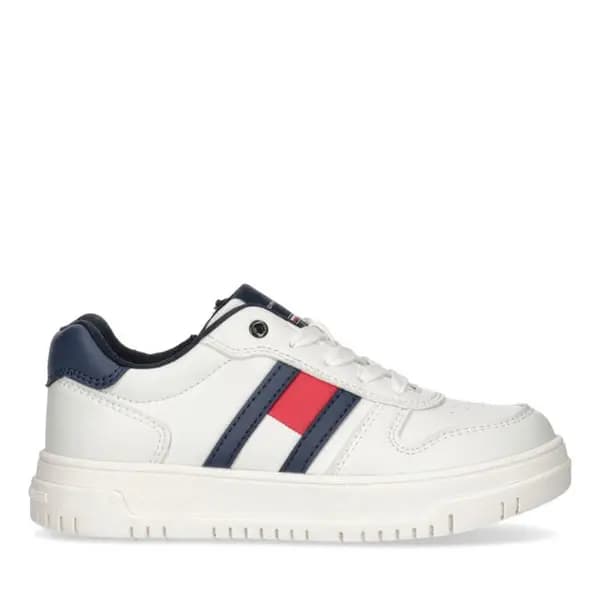 Tommy Hilfiger Flag Low Sneakers Boys - White 3.5