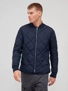 Superdry Studios Lightweight Quilt Jacket, Navy Size M Men