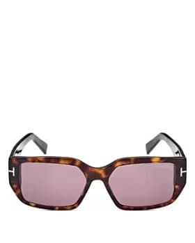 Tom Ford Womens Silvano Square Sunglasses, 56mm