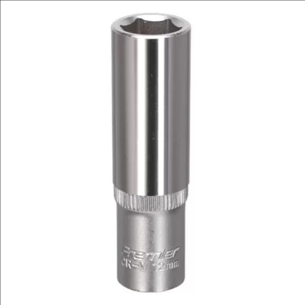 Genuine SEALEY S3812D WallDrive® Socket 12mm Deep 3/8Sq Drive