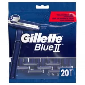 Gillette Blue 2 Disposable Mens Razor 20 pack