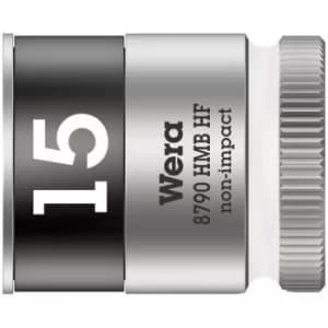 Wera 05003749001 8790 HMB HF Zyklop Socket 3/8" Drive 15 x 29mm