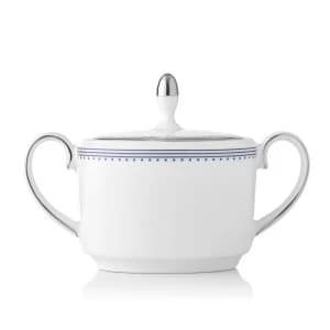 Wedgwood Vera wang grosgrain indigo sugar box