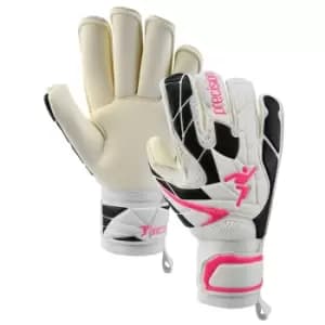 Precision Womens/Ladies Fusion_X.3D Goalkeeper Gloves (6) (White/Black/Pink)