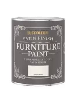 Rust-Oleum Satin Furniture Paint Antique White 750Ml