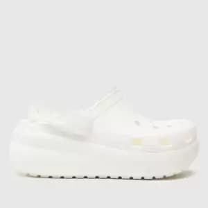 Crocs White Classic Cutie Clog Girls Junior Sandals