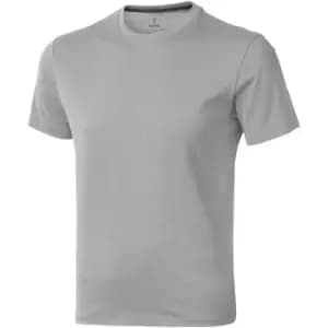 Elevate Mens Nanaimo Short Sleeve T-Shirt (L) (Grey Melange)