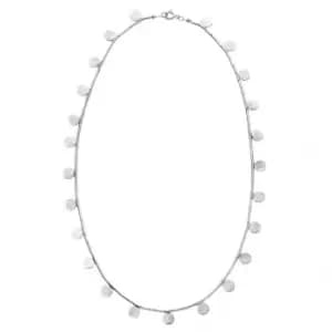 Beginnings Sterling Silver Multi Disc And Bugle Bead Necklaces N4334