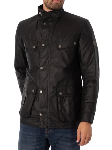 Barbour International Tourer Duke Wax Jacket Black XXL
