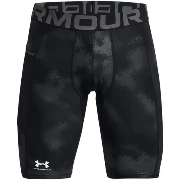 Under Armour HG Armour Printed Lg Sts - Black S