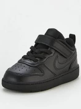 Nike Court Borough Low 2 Infant Trainers - Black
