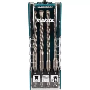 Makita 4 Piece SDS Plus Drill Bit Set