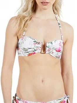 Ted Baker U Bar Bikini Top - White, Size 1=8, Women