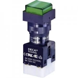 DECA ADA16S6 MS1 A2GG Pushbutton 250 V AC 5 A 2 x OffOn IP65 momentary