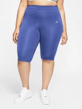 Nike Curve Nsw Legasee Knee Length Legging, Sapphire, Size 22-24=2X, Women