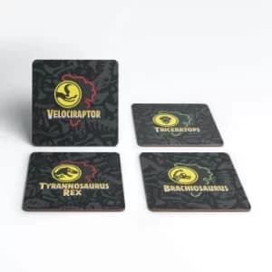 Jurassic Park Paddocks Coaster Set